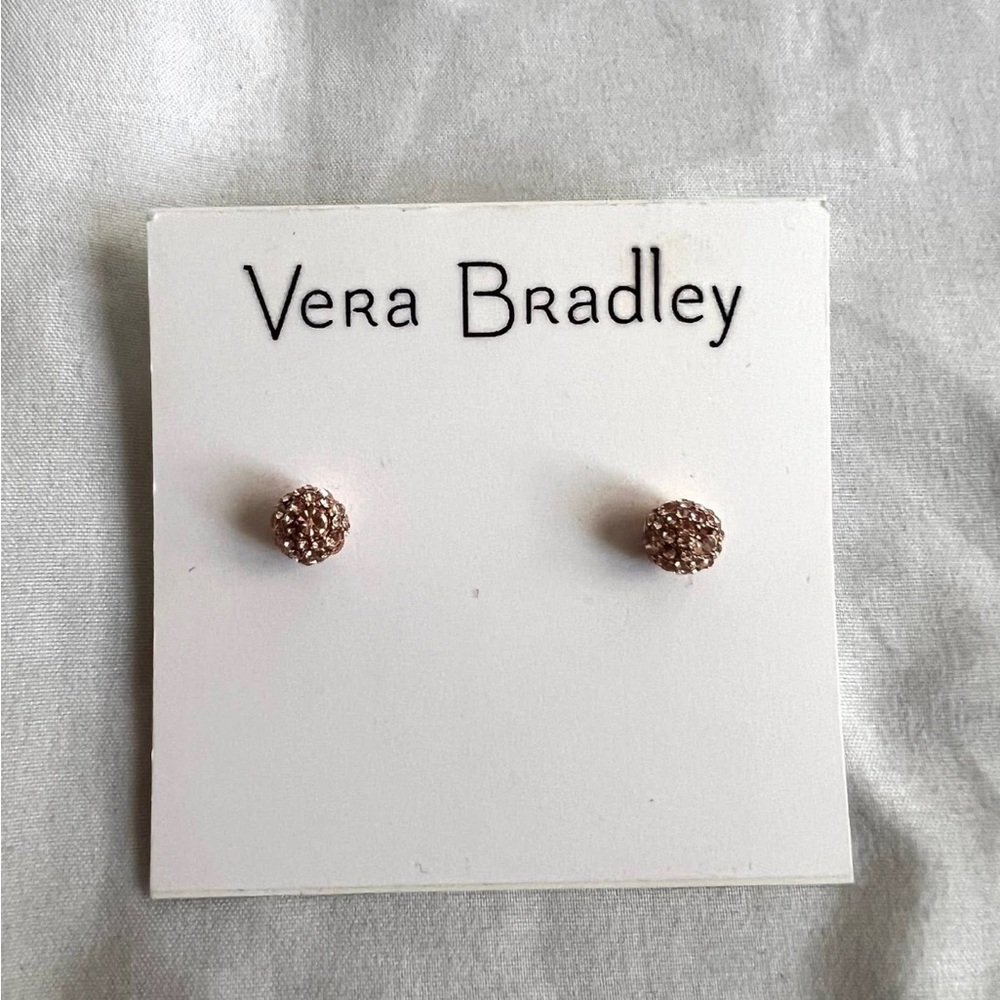 Vera Bradley Rose Gold Stud Earrings